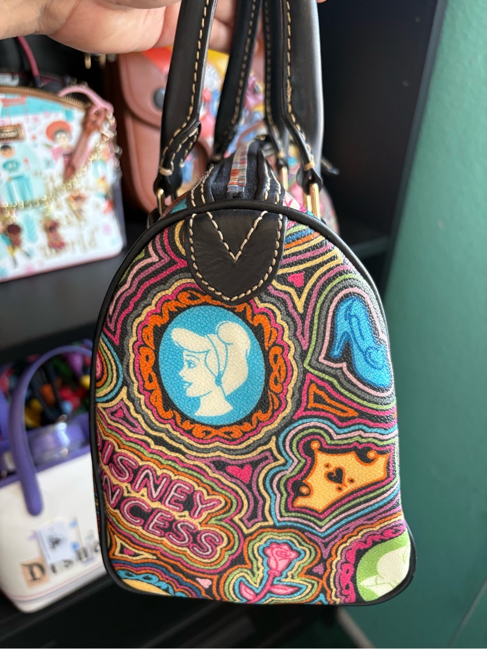 Dooney & Bourke Disney Princess Multicolor Satchel - Picture 8 of 11